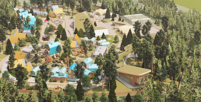 Уральский бизнесмен решил построить в Екатеринбурге «деревню смурфиков». Как она будет выглядеть?